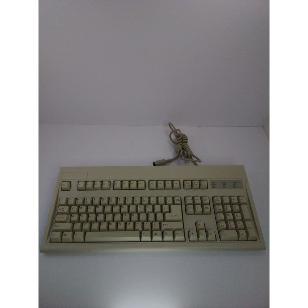 Key Tronic E03601QL-C Vintage XT/AT Clicky Mechanical Keyboard Beige 5-Pin DIN